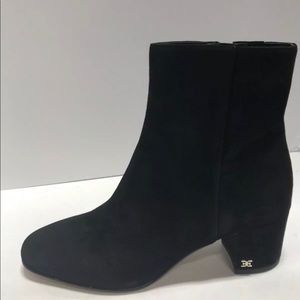Sam Edelman Regaen Bootie Black Suede Boot NEW in box! size 11 women
